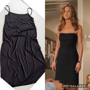 Donna Karan Black Spaghetti Strap Midi Dress 🥀